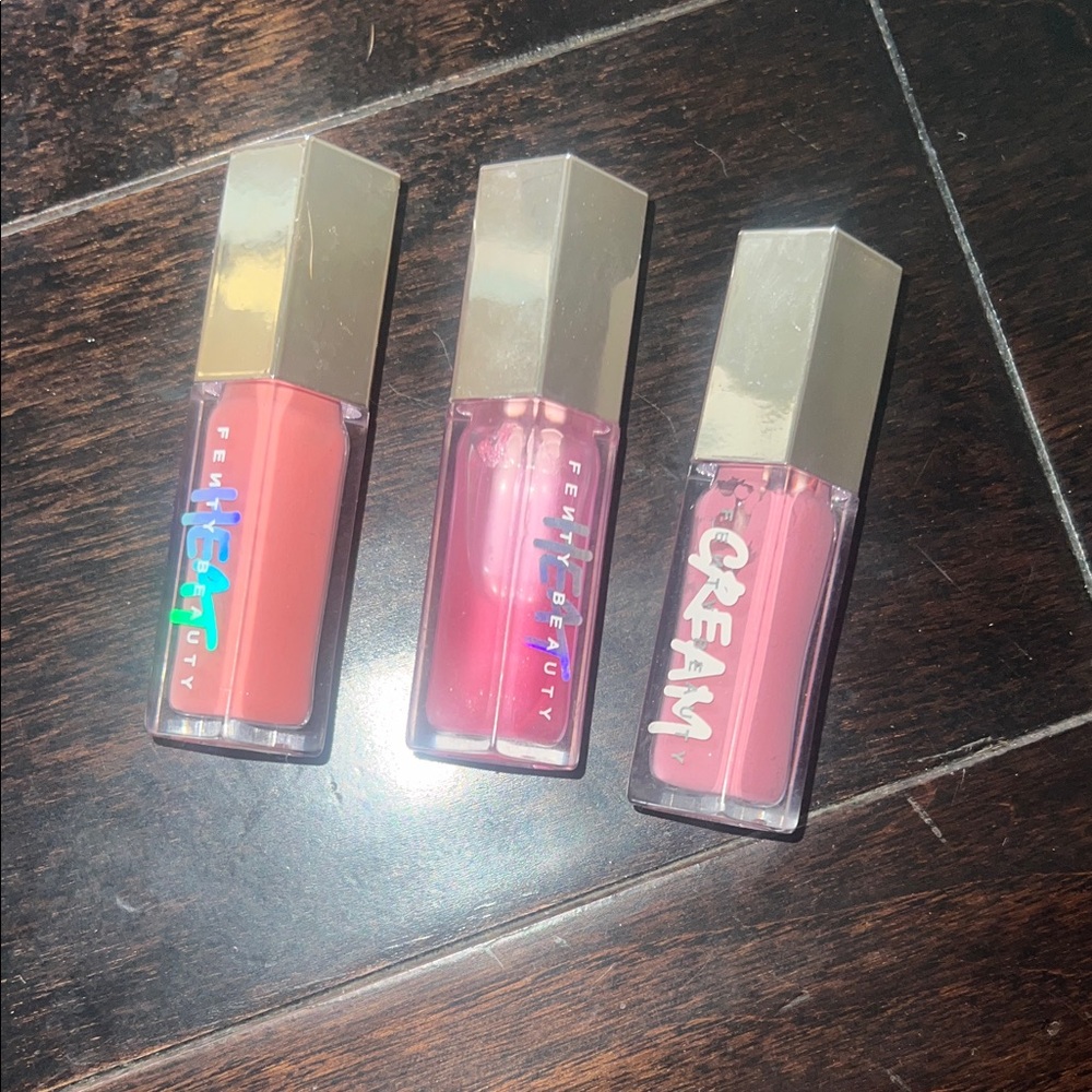 Fenty Beauty Gloss Bomb Set - Coral, Berry, Nude